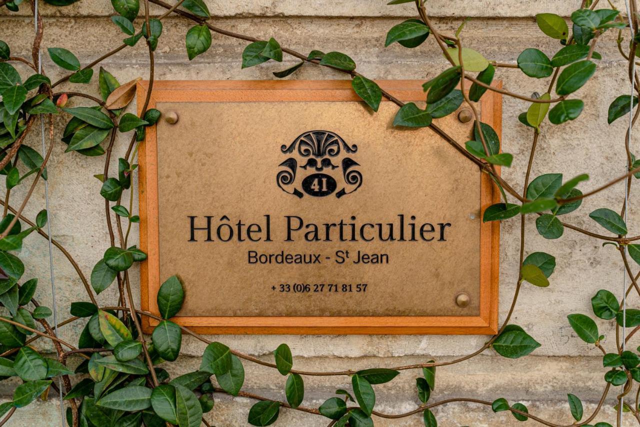 Hotel Particulier - Bordeaux St Jean Екстериор снимка